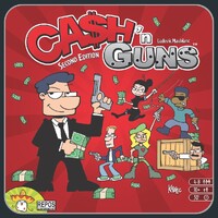 Cash n Guns (2nd Edition) Brætspil Årets festspil 2014 – Golden Geek